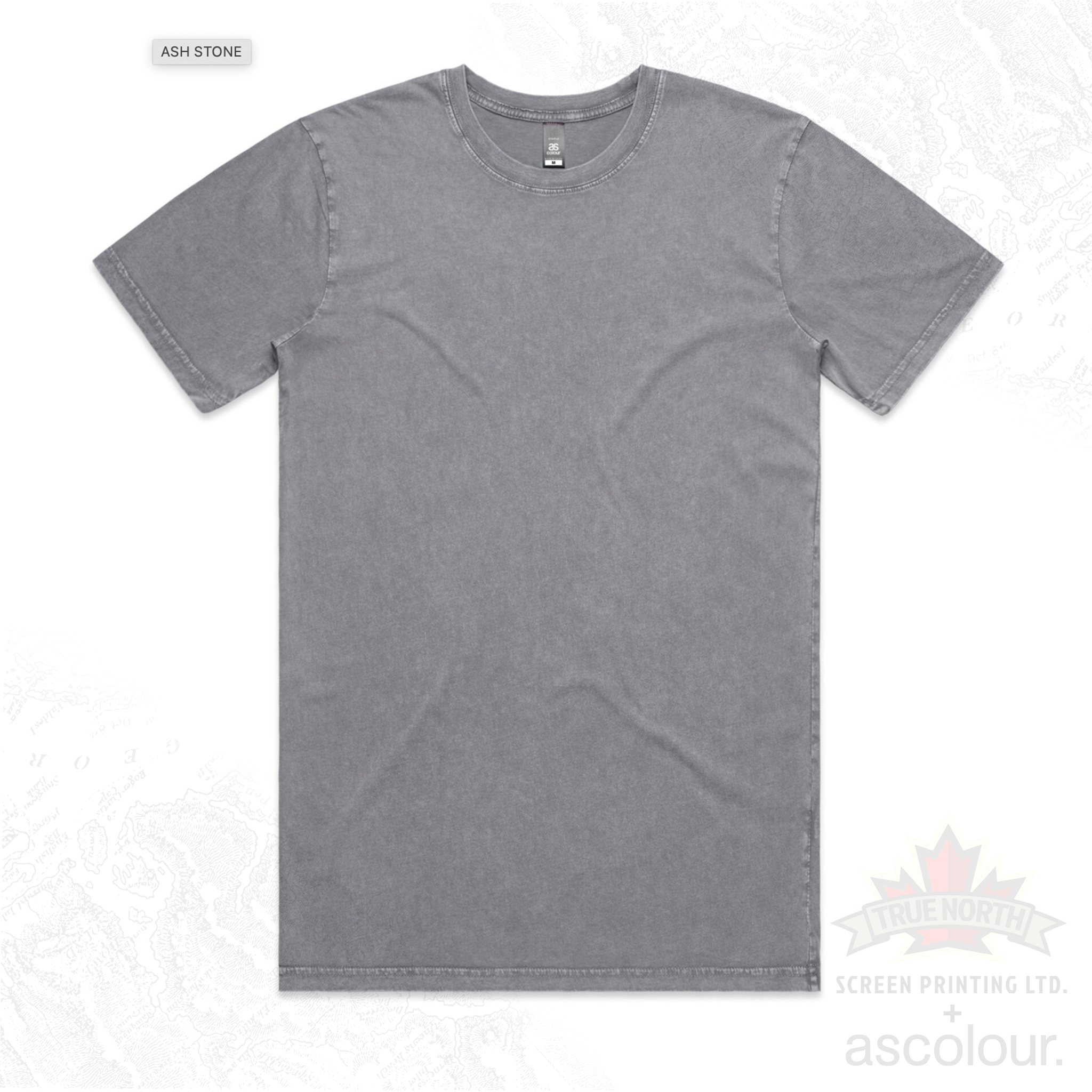 MENS STAPLE STONE WASH TEE - 5040