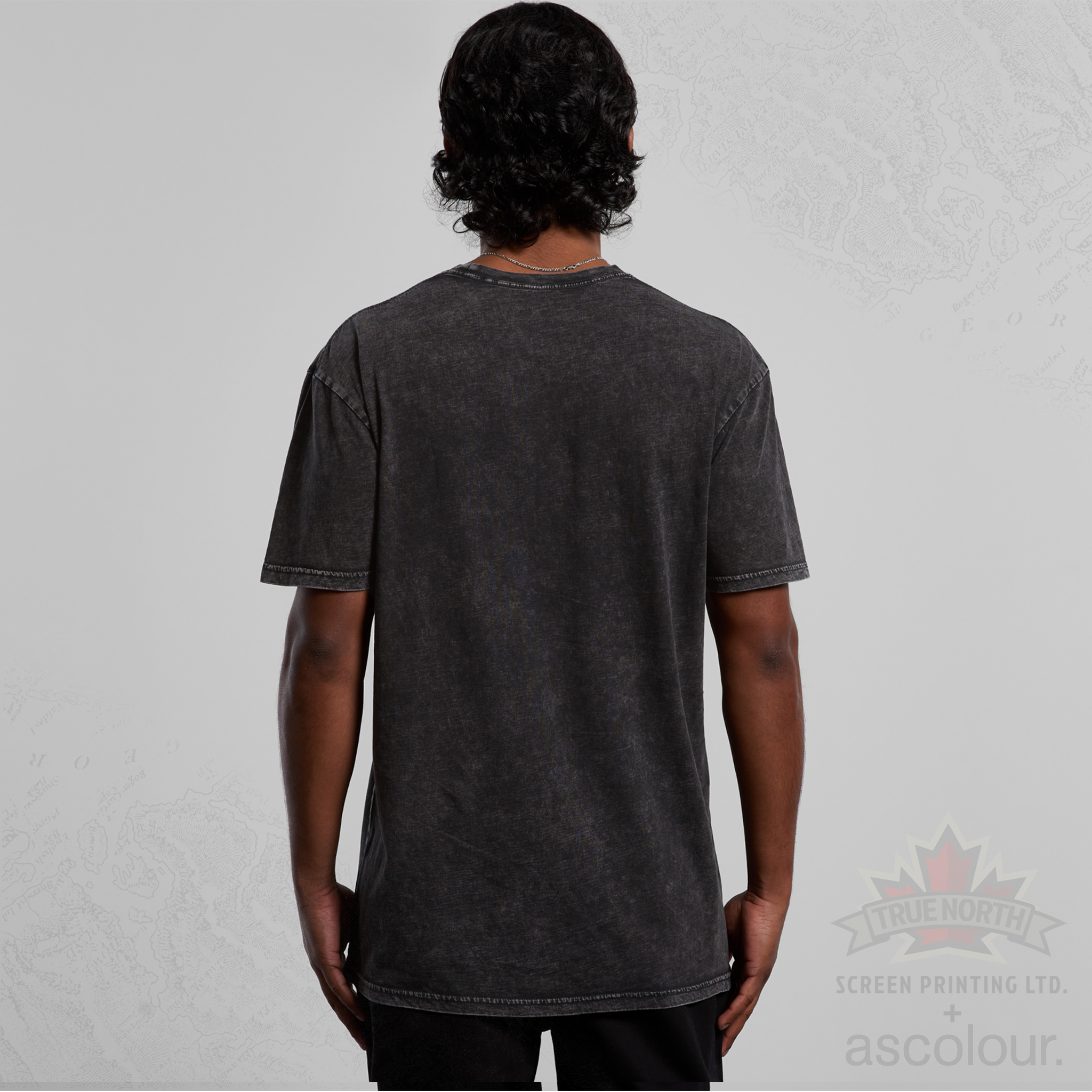 MENS STAPLE STONE WASH TEE - 5040