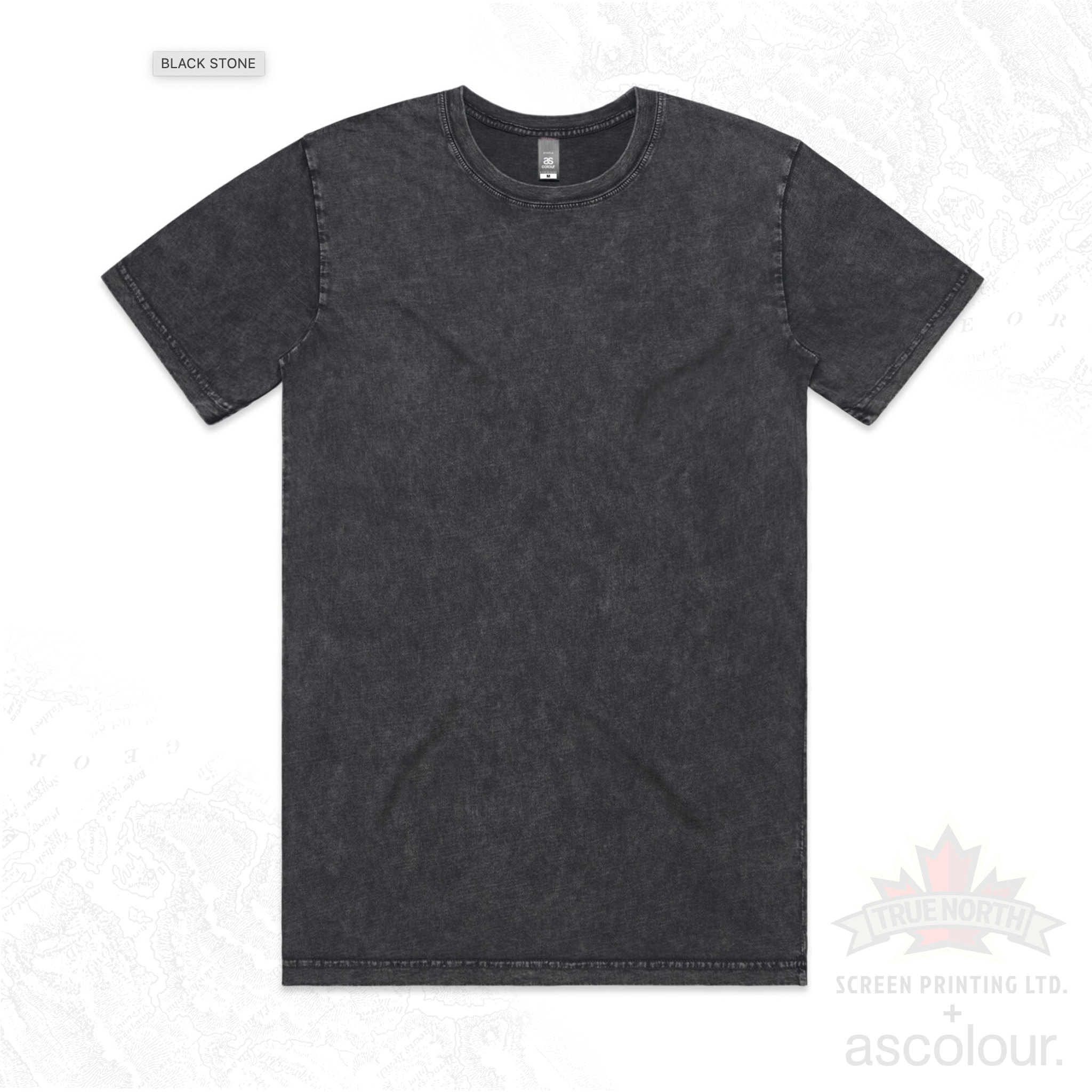 MENS STAPLE STONE WASH TEE - 5040