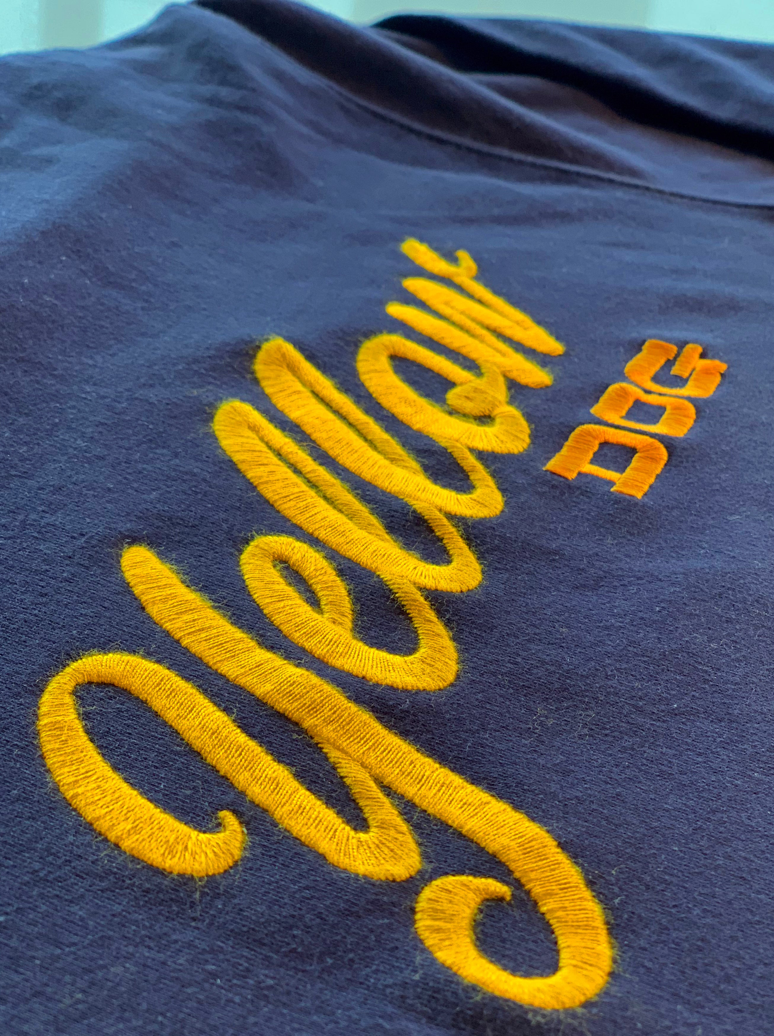 Custom Filaine Embroidered Crewneck Sweater package